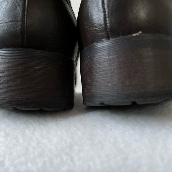 Eddie Bauer Size 7.5 Brown Leather/Textile Zippered Boots with Buckle Accents - Picture 7 of 16